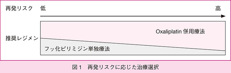 図1 再発リスクに応じた治療選択