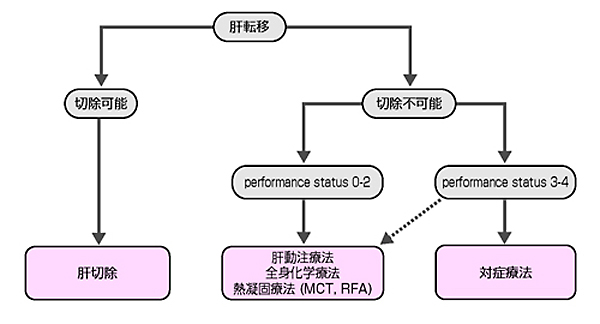 再発大腸癌の治療方針