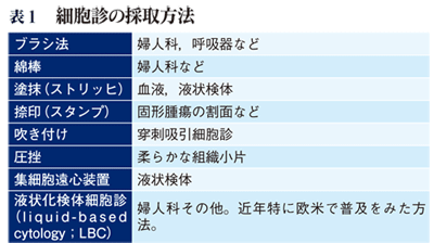 細胞診の採取方法